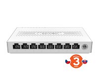 Tenda SM108 - 8x Multi-Gigabit 2.5G Ethernet Switch, 100/1000/2500 Mb/s, 40Gb/s, fanless Tenda SM108 - 8x Multi-Gigabit 2.5G Ethernet Switch, 100/1000/2500 Mb/s, 40Gb/s, fanless