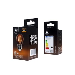 LED žárovka Forever E27 G45 4W COG gold teplá bílá (2200K) LED žárovka Forever E27 G45 4W COG gold teplá bílá (2200K)