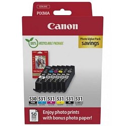 Canon PGI530/CLI 531 PGBK/C/M/Y/BK/GY PHOTO VALUE Canon PGI530/CLI 531 PGBK/C/M/Y/BK/GY PHOTO VALUE