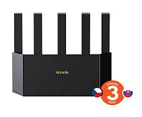 Tenda TX12L Pro AX3000 WiFi 6 Mesh Router, 1x GWAN, 3x GLAN, IPv6, 5x 6dBi, WPA 3, CZ app Tenda TX12L Pro AX3000 WiFi 6 Mesh Router, 1x GWAN, 3x GLAN, IPv6, 5x 6dBi, WPA 3, CZ app