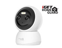 iGET HGWIP222 - WiFi Dual Lens 2K IP kamera s LED + IR nočním viděním, zvuk, otočná, CZ aplikace