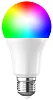 iGET HOME BS1 - Wi-Fi LED žárovka 9W RGB, CCT, E27, stmívatelná, samostatná