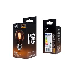 LED žárovka Forever E27 A60 4W COG gold teplá bílá (2200K) LED žárovka Forever E27 A60 4W COG gold teplá bílá (2200K)