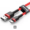 Baseus datový kabel Cafule USB-C 2m 2A šedo-černý