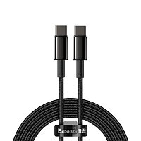 Baseus datový magnetický kabel Tungsten Gold USB-C/USB-C 1m 100W černý Baseus datový magnetický kabel Tungsten Gold USB-C/USB-C 1m 100W černý