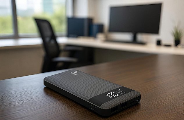 VIKING POWER BANK PN-961 QC3.0 10000mah, QUICK CHARGE 3.0, Černá