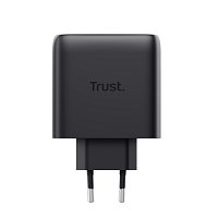 TRUST MAXO 65W 2P USB-C GAN CHARGER BLK