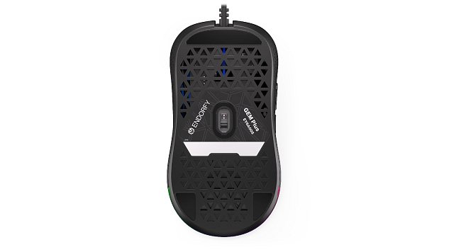 Endorfy Gem Plus/Herní/Optická/Pro praváky/19 000 DPI/Drátové USB-A/Černá