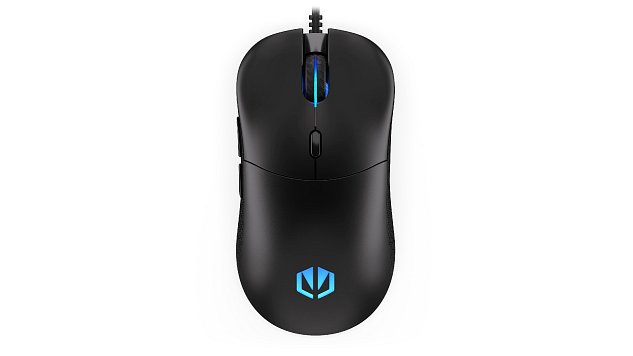 Endorfy Gem Plus/Herní/Optická/Pro praváky/19 000 DPI/Drátové USB-A/Černá