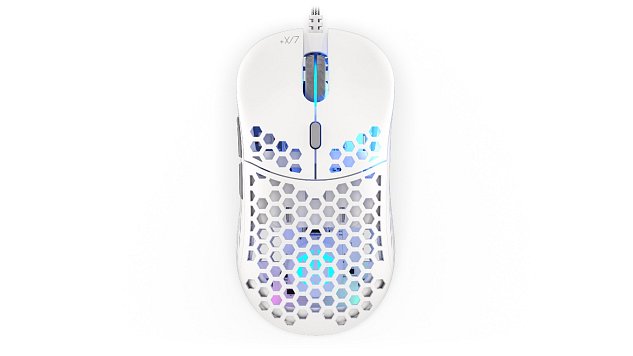 Endorfy LIX Plus/Herní/Optická/Pro praváky/19 000 DPI/Drátové USB-A/Bílá