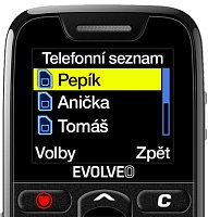 EVOLVEO EasyPhone, mobilní telefon pro seniory s nabíjecím stojánkem, černá EVOLVEO EasyPhone, mobilní telefon pro seniory s nabíjecím stojánkem, černá