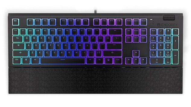 Endorfy Omnis Pudding Blue/Drátové USB-A/US layout/Černá