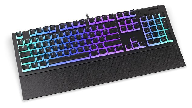 Endorfy Omnis Pudding Blue/Drátové USB-A/US layout/Černá