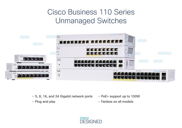 Cisco Bussiness switch CBS110-8PP-D-EU