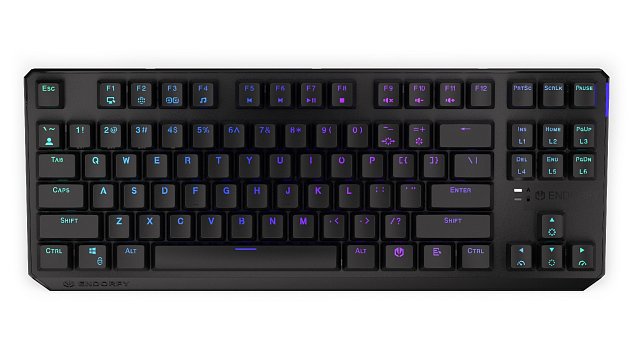 Endorfy Thock TKL Red/Drátové/Bezdrátové/US layout/Černá