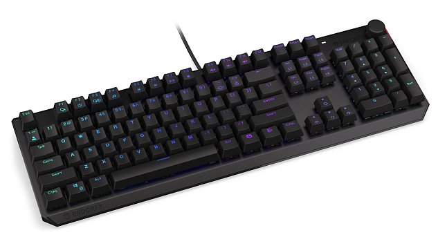 Endorfy Thock Red/Drátové USB-A/US layout/Černá