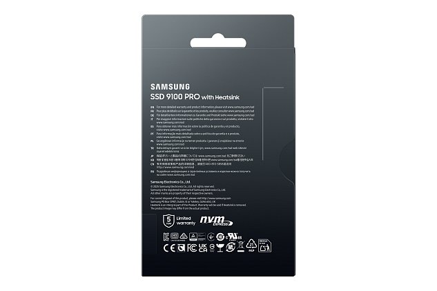 Samsung 9100 PRO/2TB/SSD/M.2 NVMe/Černá/Heatsink/5R