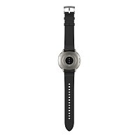 Amazfit Active 2 Round NFC/Silver/Elegant Band/Black Leather Amazfit Active 2 Round NFC/Silver/Elegant Band/Black Leather