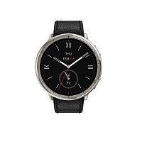 Amazfit Active 2 Round NFC/Silver/Elegant Band/Black Leather Amazfit Active 2 Round NFC/Silver/Elegant Band/Black Leather
