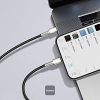 Baseus datový kabel Cafule USB-C/Lightning 1m PD 20W černý