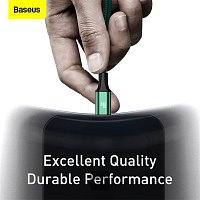 Baseus datový kabel Rapid 3v1 USB-C/microUSB, Lightning, USB-C 1,5m PD 20W zelený Baseus datový kabel Rapid 3v1 USB-C/microUSB, Lightning, USB-C 1,5m PD 20W zelený