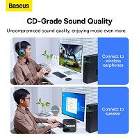 Baseus bezdrátový bluetooth adaptér BA07 černý Baseus bezdrátový bluetooth adaptér BA07 černý