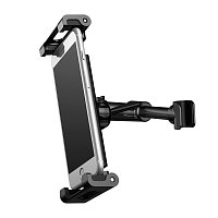 Baseus univerzální držák na opěrku hlavy pro tablety a mobilní telefony černý Baseus univerzální držák na opěrku hlavy pro tablety a mobilní telefony černý