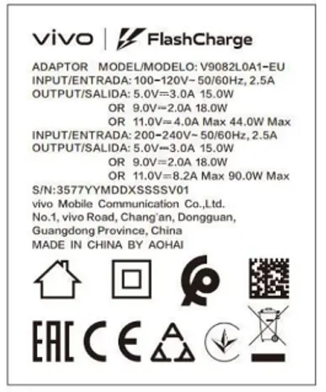 VIVO 90W FlashCharge nabíječka