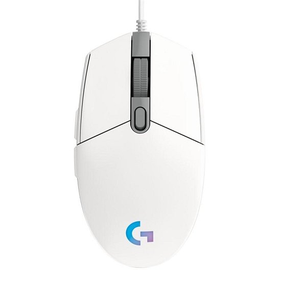 myš Logitech G203 2nd Gen LIGHTSYNC Gaming Mouse - WHITE - USB