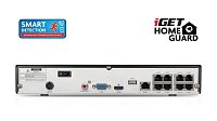 iGET HGNVK85304 - Kamerový PoE FullHD set, 8CH NVR + 4x IP 1080p kamera, SMART detekce, W/M/Andr/iOS