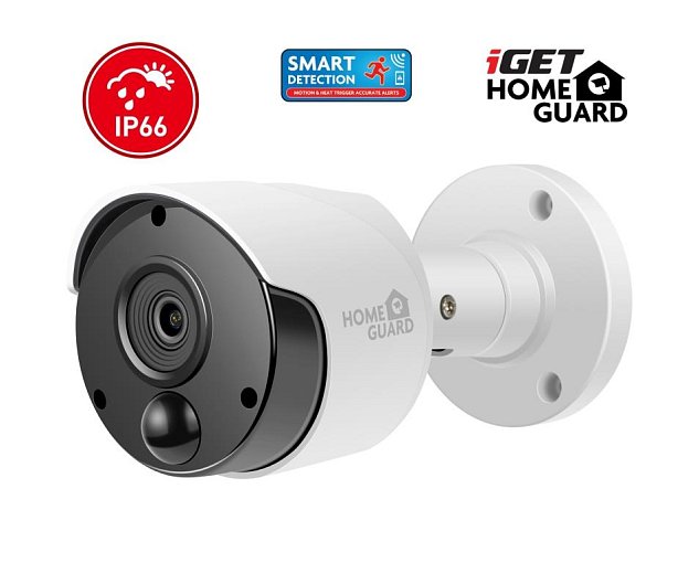 iGET HGNVK85304 - Kamerový PoE FullHD set, 8CH NVR + 4x IP 1080p kamera, SMART detekce, W/M/Andr/iOS