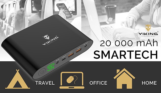 Notebook powerbank Smartech QC3.0 20000mAh
