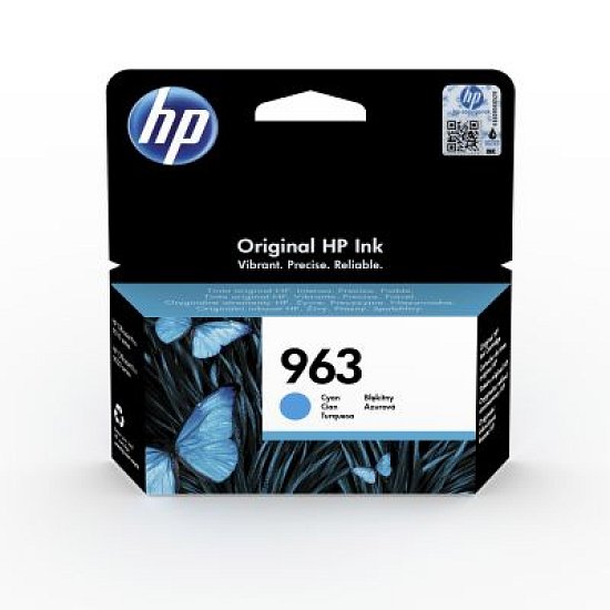 HP 963 ink.  azurová (3JA23AE)