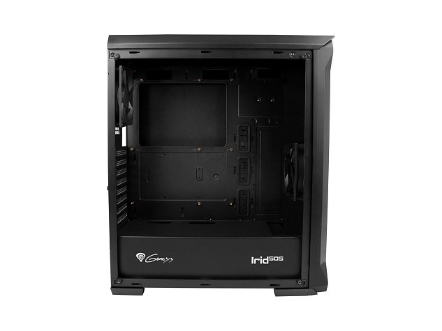 Počítačová skříň Genesis IRID 505 MIDI (USB 3.0), 2x 120mm ventilátory