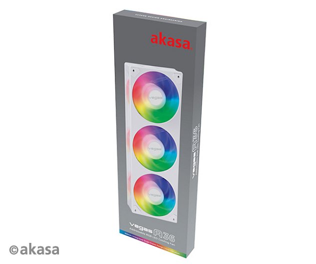 ventilátor Akasa - 12 cm - VEGAS A36 argb trio