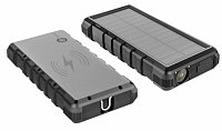 Solární powerbanka VIKING W24W 24000mAh, QC3.0, bezdrátové nabíjení