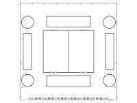 Stoj.rack RTA 42(š)800x(h)1000 před.i zad.dv.perf.