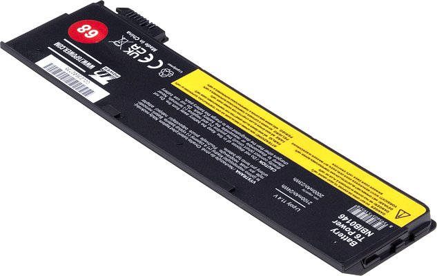 Baterie T6 power Lenovo ThinkPad T440s, T450s, T460p, T470p, T550, P50s, 68, 2000mAh, 22Wh, 3cell