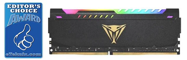 32GB DDR4-3600MHz RGB Patriot CL20, kit 2x16GB