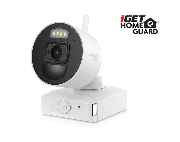 iGET HGNVK88002P - bateriový bezdrátový WiFi set FullHD 1080p, 8CH NVR + 2x FullHD kamera, aplikace
