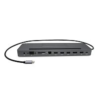 i-tec USB-C Metal Ergonomic 4K 3x Display Docking Station + Power Delivery 85W