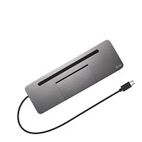 i-tec USB-C Metal Ergonomic 4K 3x Display Docking Station + Power Delivery 85W