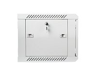 Nástěnný rack 19' 6U 600X450mm šedý flat pack