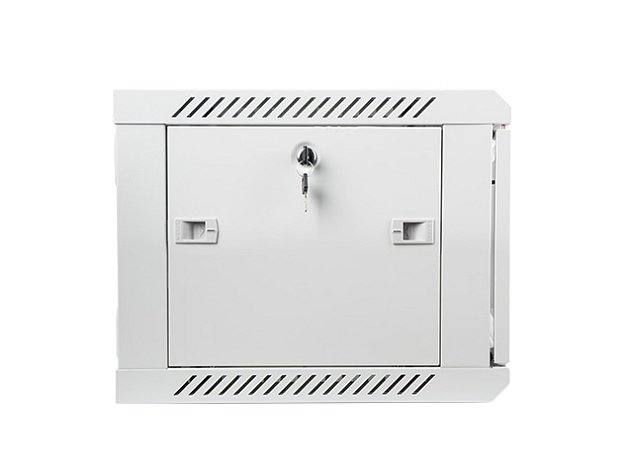 Nástěnný rack 19' 6U 600X450mm šedý flat pack