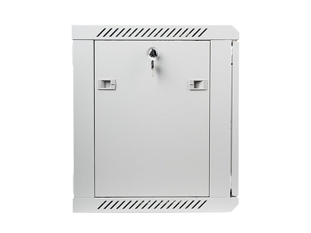 Nástěnný rack 19'' 9U 600X450mm šedý flat pack
