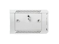 Nástěnný rack 19'' 4U 600X450mm šedý flat pack