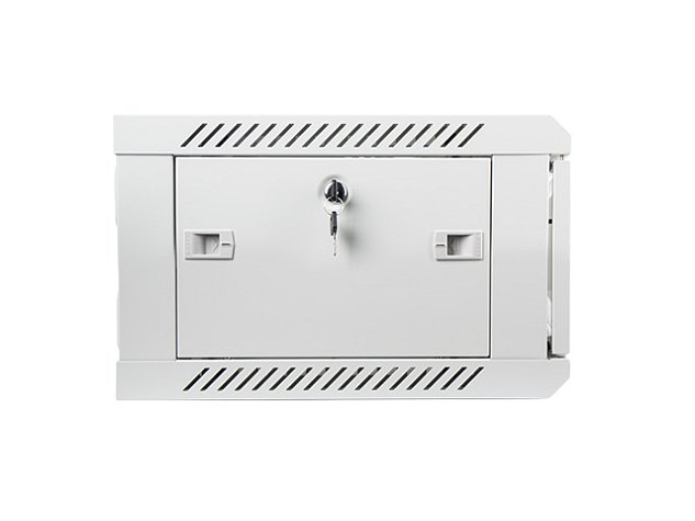 Nástěnný rack 19'' 4U 600X450mm šedý flat pack