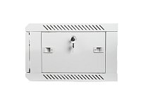 Nástěnný rack 19'' 4U 600X450mm šedý flat pack