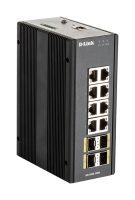 D-Link DIS-300G-12SW Industrial Gigabit Managed Switch with SFP slots