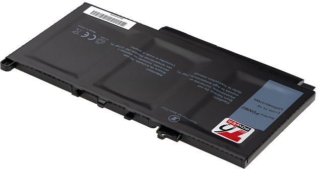 Baterie T6 power Dell Latitude E7270, E7470, 3300mAh, 37Wh, 3cell, Li-pol